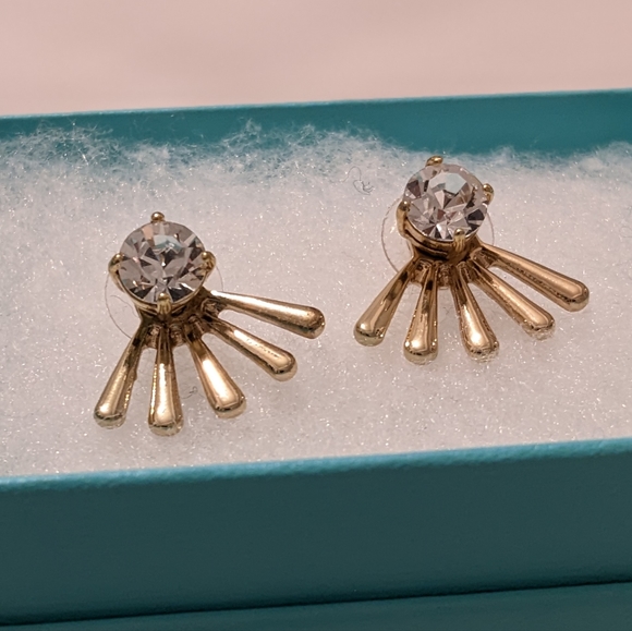 Baublebar crystal ray ear jacket earrings - Picture 3 of 3